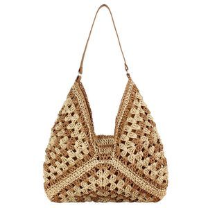 Straw Crossbody Bag Weave Shoulder Bag Round Summer Beach Purse And :]